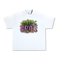 White mardi gras Urban Heavy Tee - CowGirlArtShop