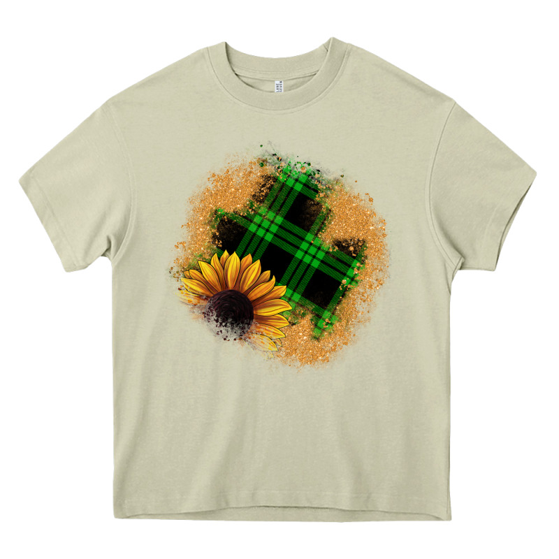 Sunflower Christmas Patch Heavy Core Tee by JahusDesignShop | Teevron