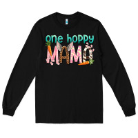 Black One hoppy mama mother's day Long Sleeve Tee - HowdyJamesFarm