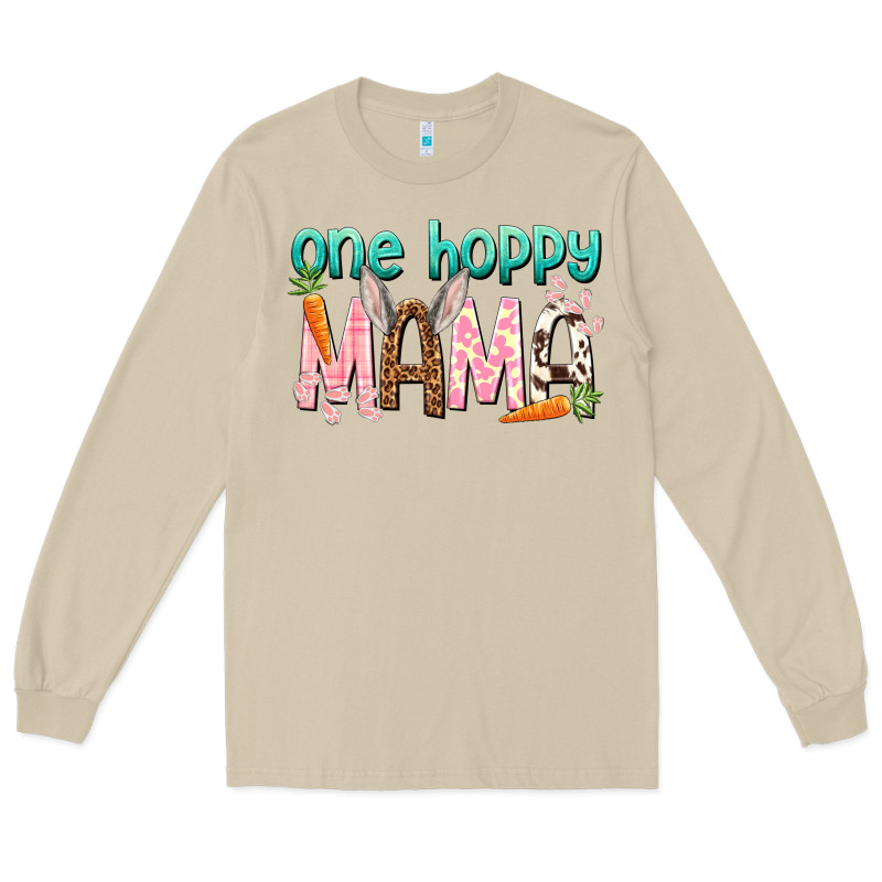 One Hoppy Mama Mother's Day Long Sleeve Tee by HowdyJamesFarm | Teevron