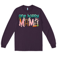 Plum One hoppy mama mother's day Long Sleeve Tee - HowdyJamesFarm