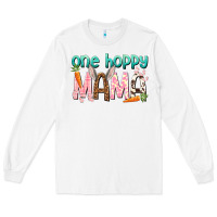 White One hoppy mama mother's day Long Sleeve Tee - HowdyJamesFarm