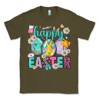 Army Green Happy Easter eggs Nurse Classic Tee - NancyCooperArtShop