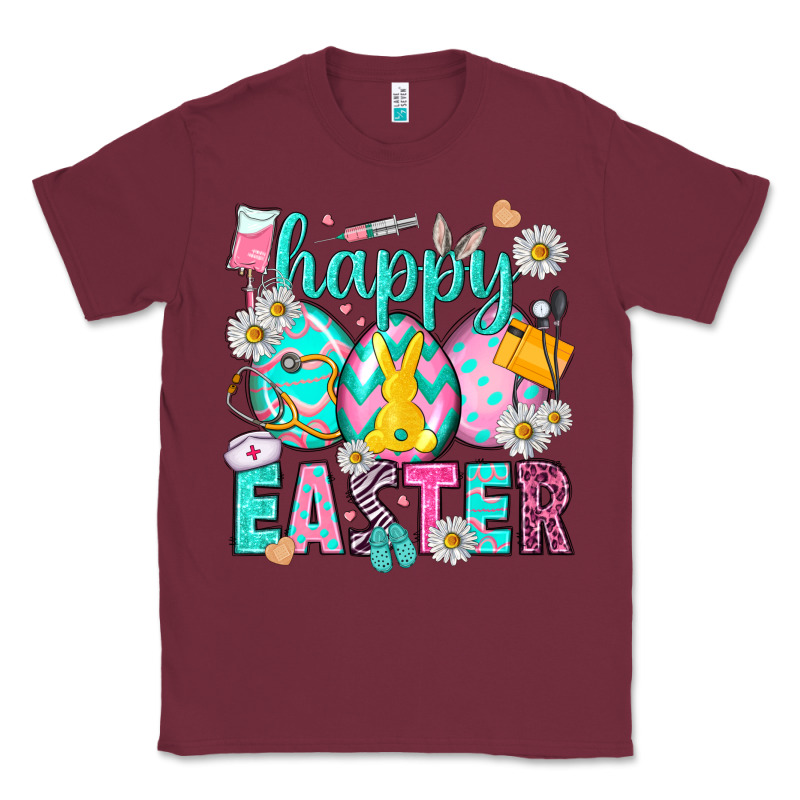 Happy Easter Eggs Nurse Classic Tee by NancyCooperArtShop | Teevron