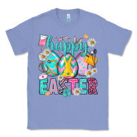 Colony Blue Happy Easter eggs Nurse Classic Tee - NancyCooperArtShop