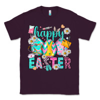 Plum Happy Easter eggs Nurse Classic Tee - NancyCooperArtShop