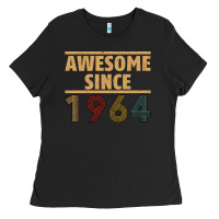 Black Awesome Since 1964 Ladies Tee - Bettercallsaul