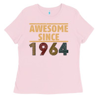 Bubblegum Pink Awesome Since 1964 Ladies Tee - Bettercallsaul