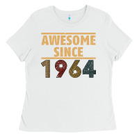 White Awesome Since 1964 Ladies Tee - Bettercallsaul