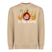 Mushroom Joy To The World Heavyweight Sweatshirt - CowhideDigitalArt