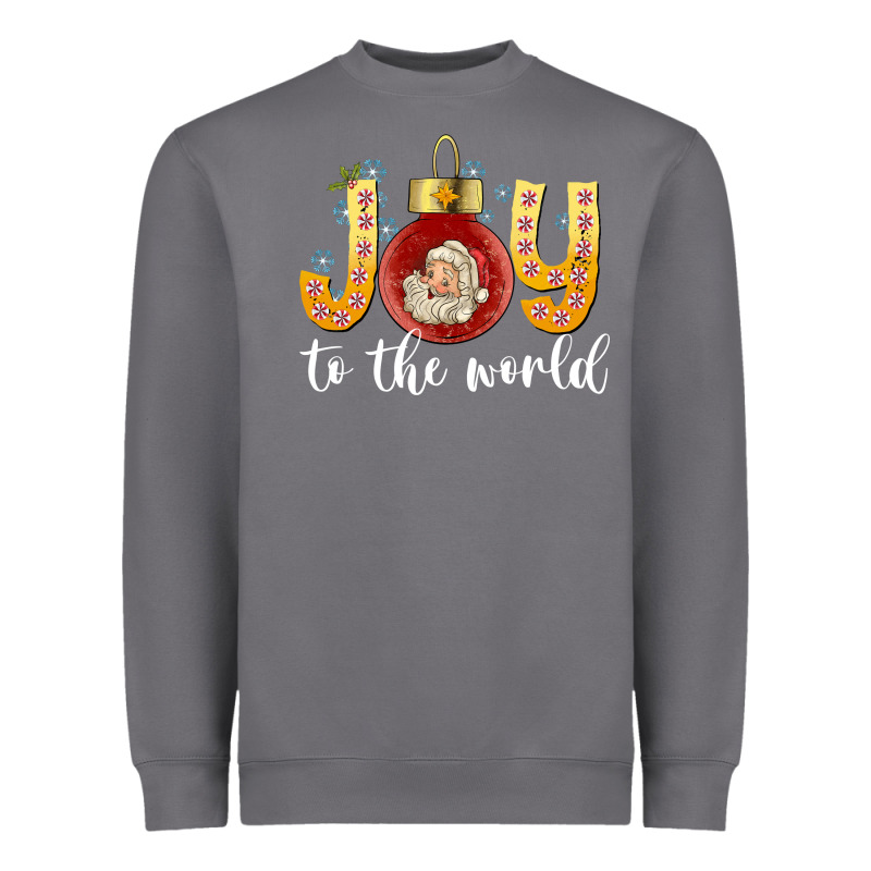 Joy To The World Heavyweight Sweatshirt by CowhideDigitalArt | Teevron