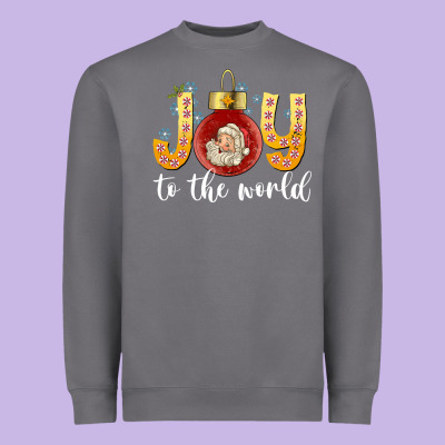 Joy To The World Heavyweight Sweatshirt Designed By Cowhidedigitalart