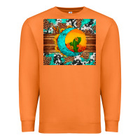 Carrot sunflower desert cactus turquoise crescent Premium Sweatshirt - Artiststas
