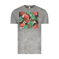Cloud Rock succulents and cowhide Vintage Tee - TumblerDesignByShophia