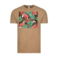 Vintage Coffee succulents and cowhide Vintage Tee - TumblerDesignByShophia