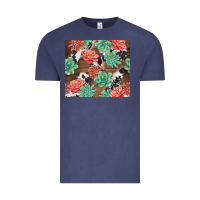 Vintage Denim succulents and cowhide Vintage Tee - TumblerDesignByShophia