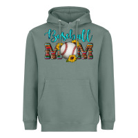 Sage western leopard serape wooden sunflowers  turquoise glitter mom baseba Heavyweight Hoodie - Artiststas