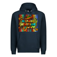 Navy hispanic heritage month tumbler Premium Hoodie - BundleAndBundleShop