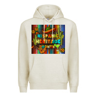 Oatmeal Heather hispanic heritage month tumbler Premium Hoodie - BundleAndBundleShop
