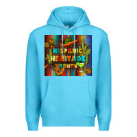 Ocean Blue hispanic heritage month tumbler Premium Hoodie - BundleAndBundleShop
