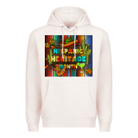 Pale Pink hispanic heritage month tumbler Premium Hoodie - BundleAndBundleShop