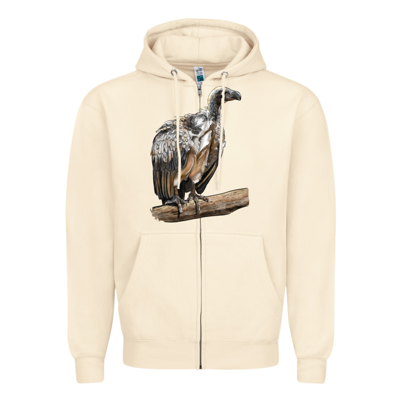 Vulture Bird Zipper Hoodie by LillyAllenDesigns | Teevron