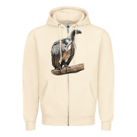 Sandshell Vulture Bird Zipper Hoodie - LillyAllenDesigns