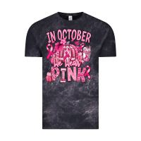 Cloud Black in october we wear pink american football Vintage Tee - RanaPortraitStore