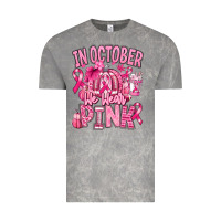 Cloud Rock in october we wear pink american football Vintage Tee - RanaPortraitStore