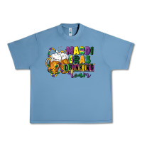 Pebble Blue mardi gras drinking team 12 inches 300 dpi Urban Heavy Tee - CowGirlArtShop