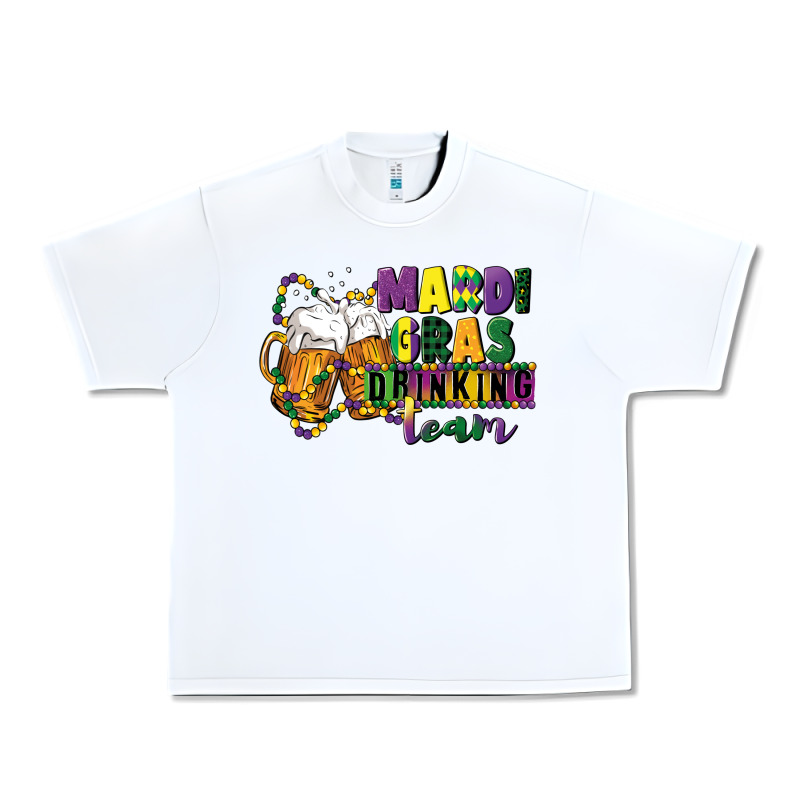 Mardi Gras Drinking Team 12 Inches 300 Dpi Urban Heavy Tee by CowGirlArtShop | Teevron