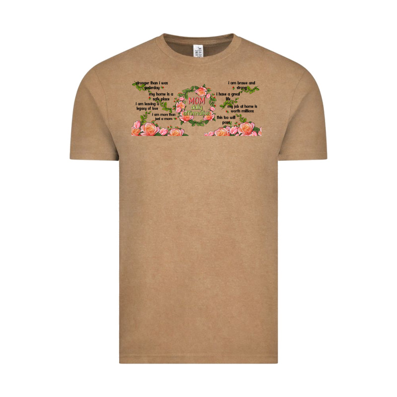 Mom Daily Affirmation Vintage Tee by TumblerDesignByShophia | Teevron
