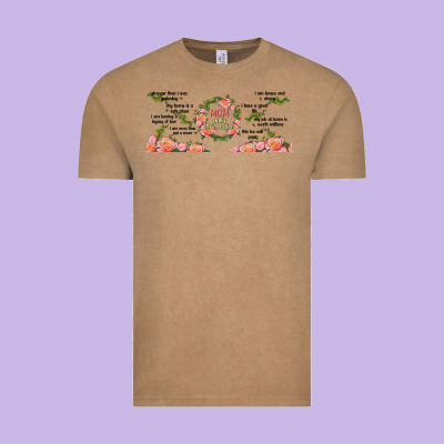 Mom Daily Affirmation Vintage Tee Designed By Tumblerdesignbyshophia
