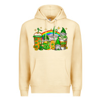 Pina Colada st patricks day gnomes coffee cups Premium Hoodie - Jasminsmagicworld