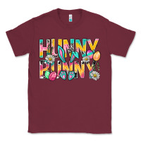 Burgundy Hunny Bunny Easter Classic Tee - NancyCooperArtShop