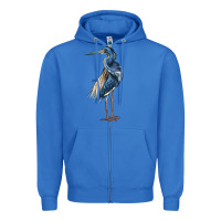 True Royal Louisiana Heron Zipper Hoodie - LillyAllenDesigns