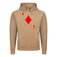 Vintage Coffee jack of diamond deck of cards halloween costume t shirt Vintage Hoodie - trangStudio