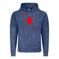 Vintage Denim jack of diamond deck of cards halloween costume t shirt Vintage Hoodie - trangStudio