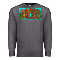 Charcoal Heather brave turquoise leopard cactus and floral arrow licanse plate Premium Sweatshirt - Artiststas