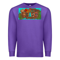 Purple brave turquoise leopard cactus and floral arrow licanse plate Premium Sweatshirt - Artiststas