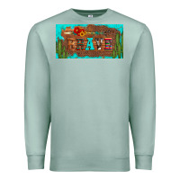 Seafoam brave turquoise leopard cactus and floral arrow licanse plate Premium Sweatshirt - Artiststas