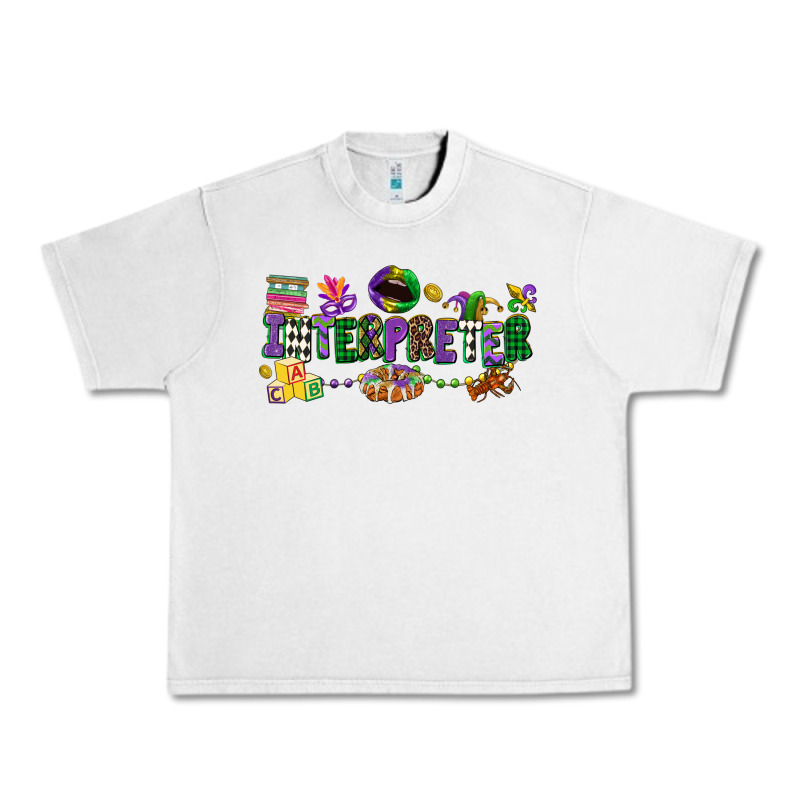 Interpreter Mardi Gras Urban Heavy Tee by CowGirlArtShop | Teevron