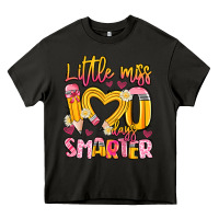 Asphalt little miss 100 days smarter Heavy Core Tee - Artiststas