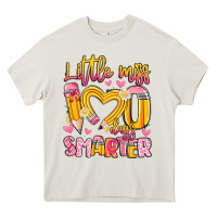 Cream little miss 100 days smarter Heavy Core Tee - Artiststas