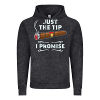 Vintage Black Just The Tip Cigar Smoker Gift Funny Cigar Smoking Vintage Hoodie - trangStudio