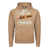 Vintage Coffee Just The Tip Cigar Smoker Gift Funny Cigar Smoking Vintage Hoodie - trangStudio