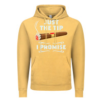 Vintage Mustard Just The Tip Cigar Smoker Gift Funny Cigar Smoking Vintage Hoodie - trangStudio