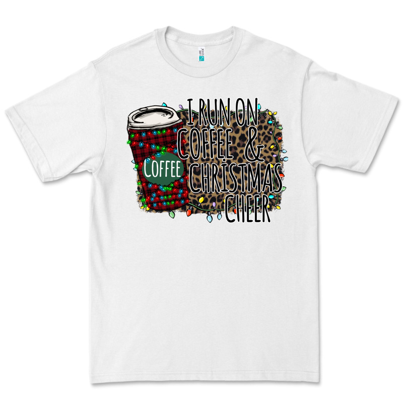 I Run On Coffee And Christmas Cheer Premium Tee by Bettercallsaul | Teevron
