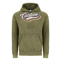 Vintage Olive I Love Caribou City Usa Retro Vintage Vintage Hoodie - trangStudio