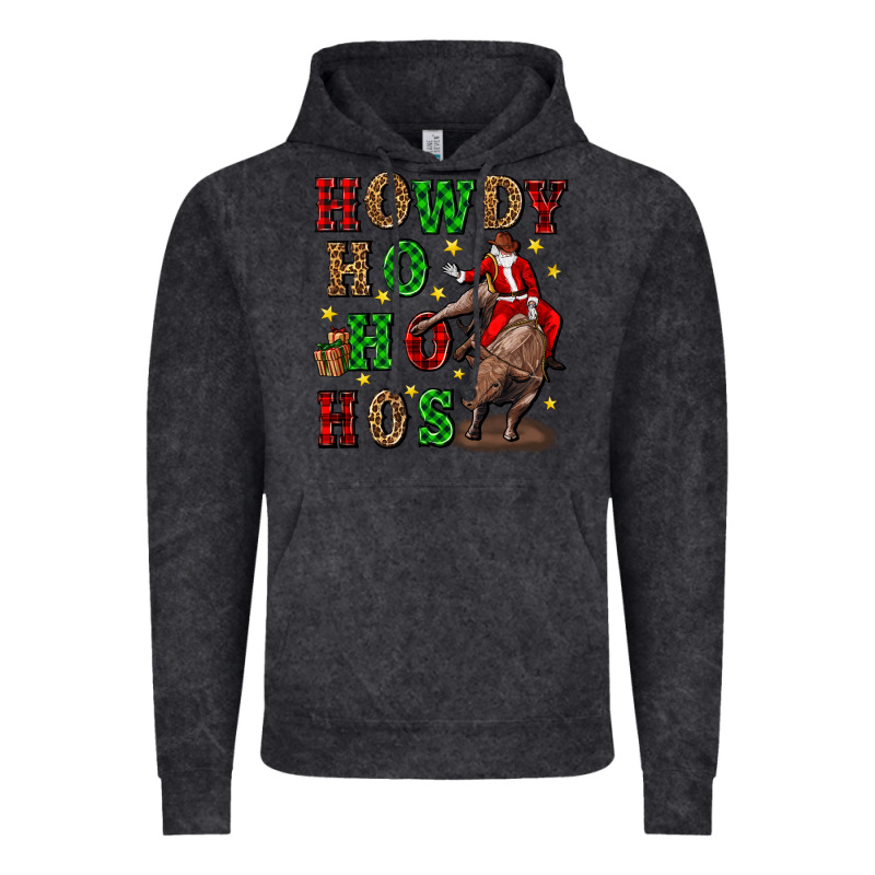 Howdy Ho Ho Hos Christmas Vintage Hoodie by CowGirlArtShop | Teevron